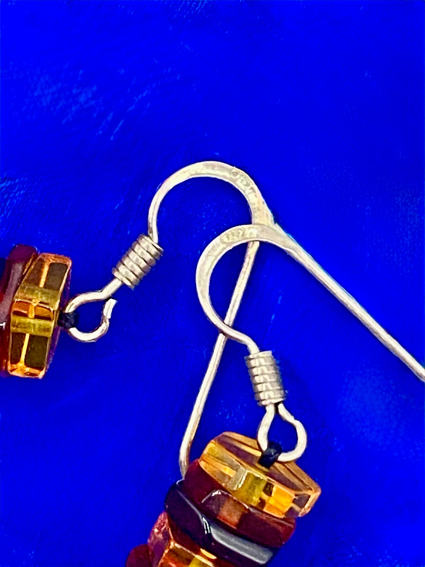 Baltic Amber Sterling Silver Earrings