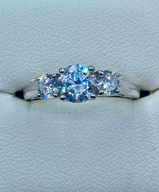 Sterling Silver CZ Ring