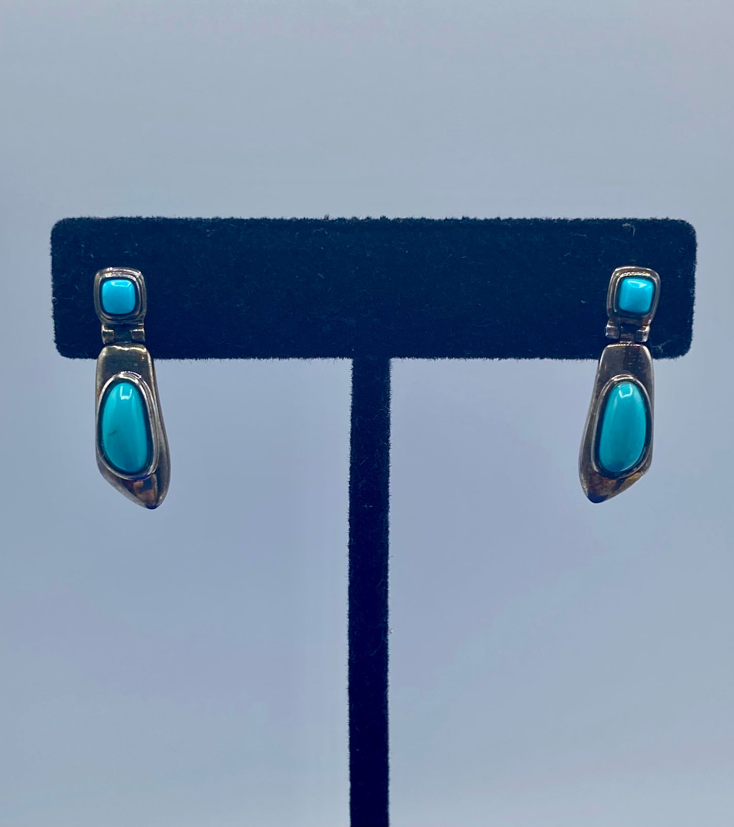 Sterling Silver Whitney Kelly Turquoise Earrings