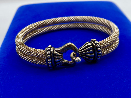 Joseph Esposito ESPO Sterling Silver Mesh Cable Bracelet