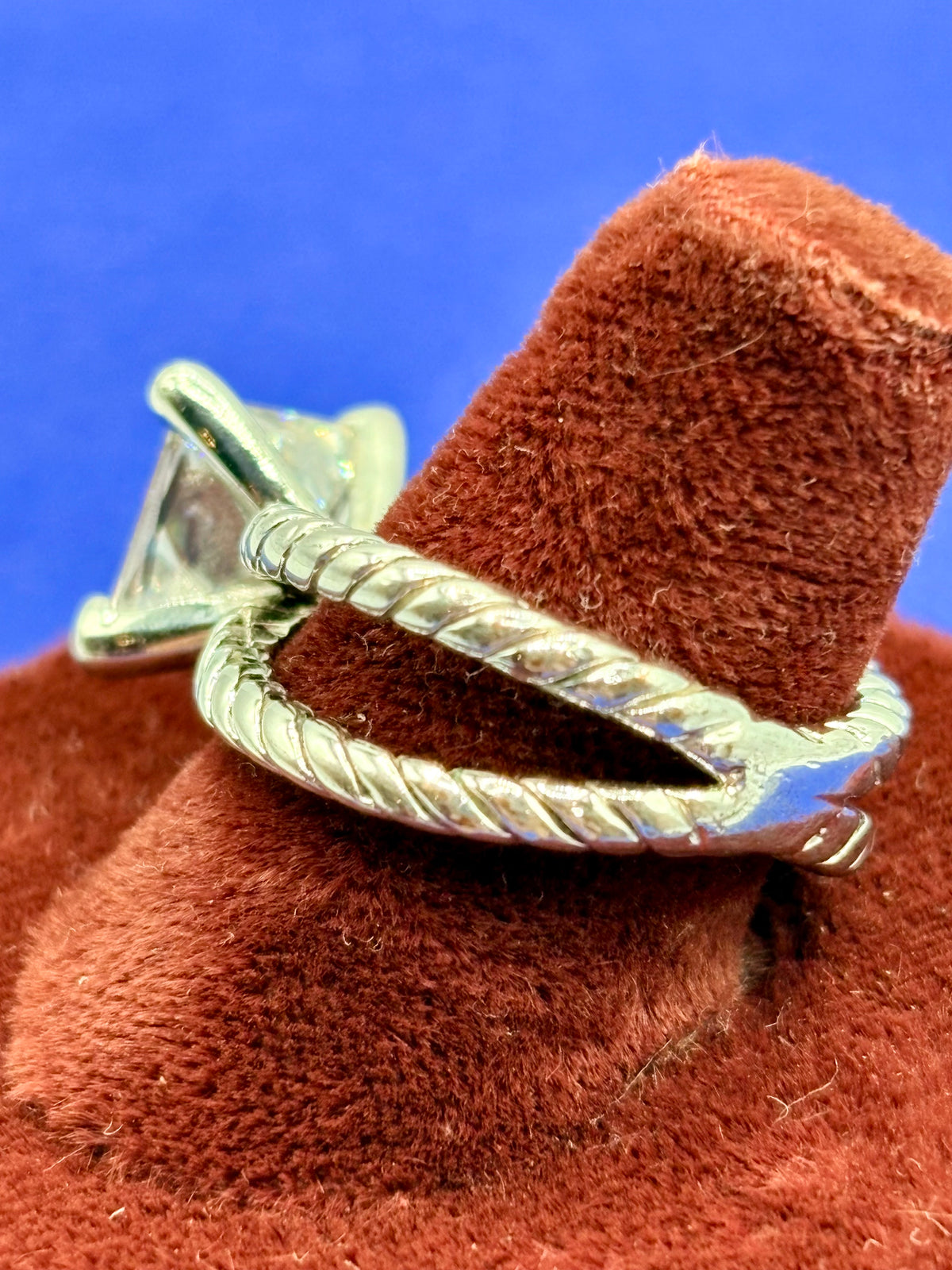 Premier Designs “Lena” CZ Silver Tone Ring