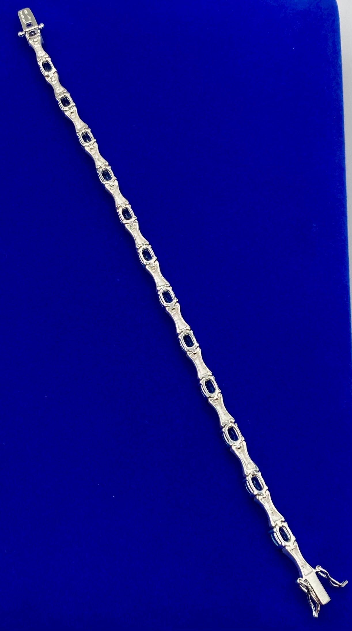 Sterling Silver Topaz Tennis Bracelet