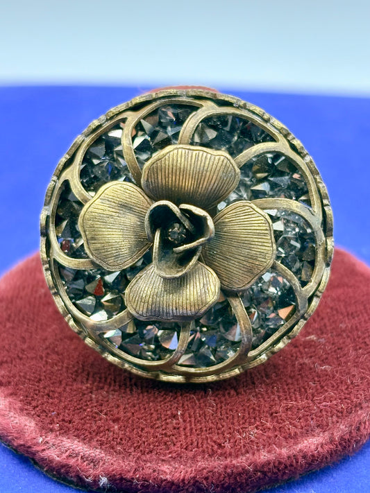 Ollipop Inc. Rose Cage Ring