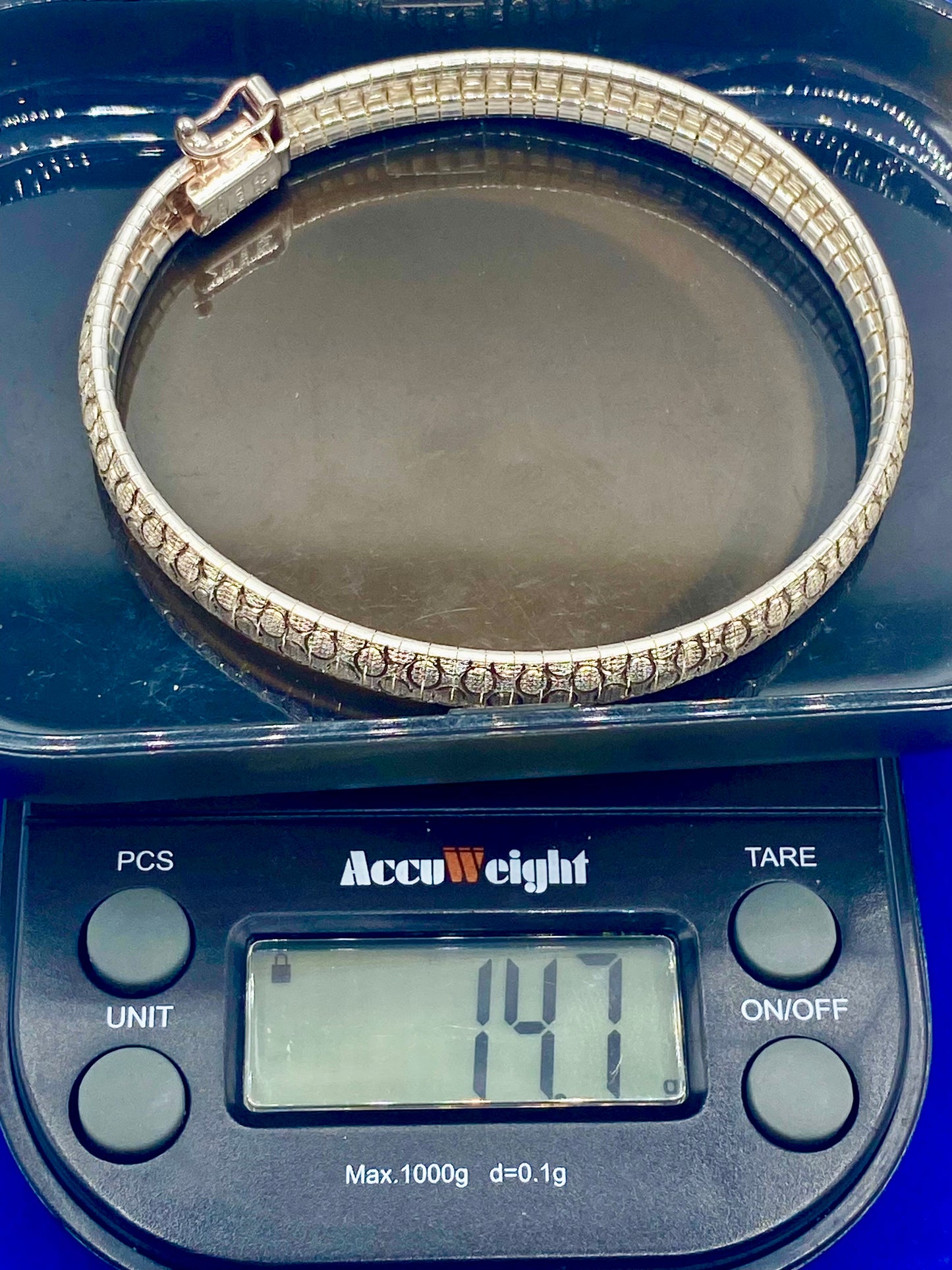 Sterling Silver IBB Mesh Style Bracelet