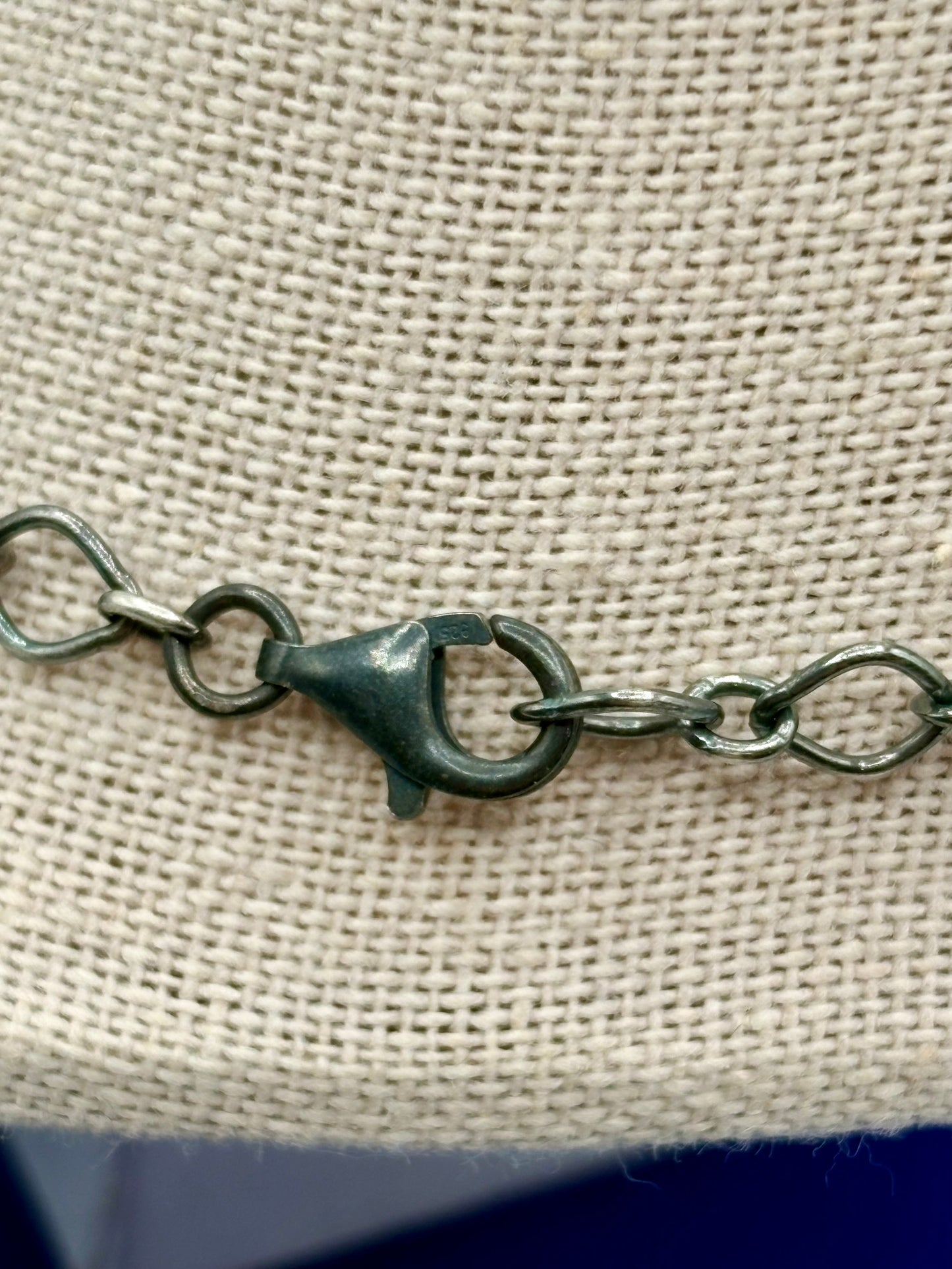 Sterling Silver Native Ella Peter Moon & Star Turquoise Necklace