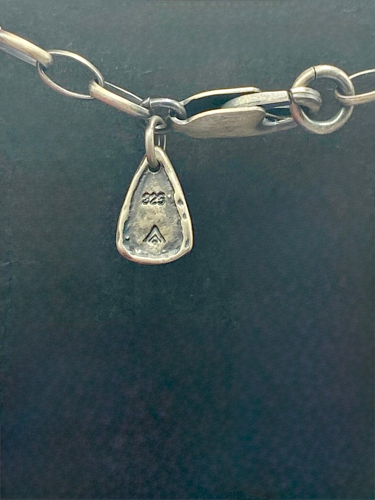 Sterling Silver Silpada Oxidized Tigers Eye & Mother of Pearl Jewelry Set