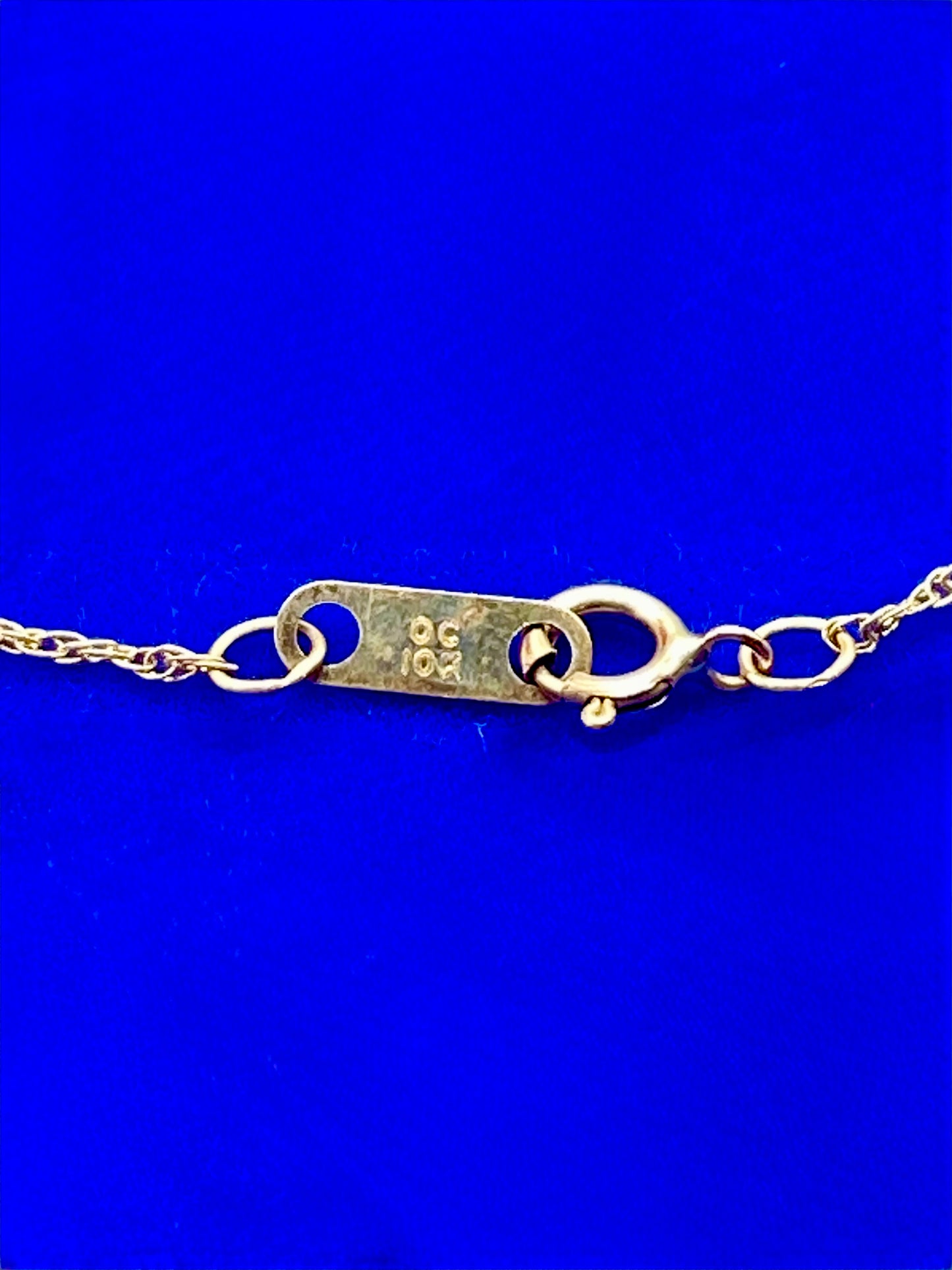 10K Gold Garnet Cross Necklace