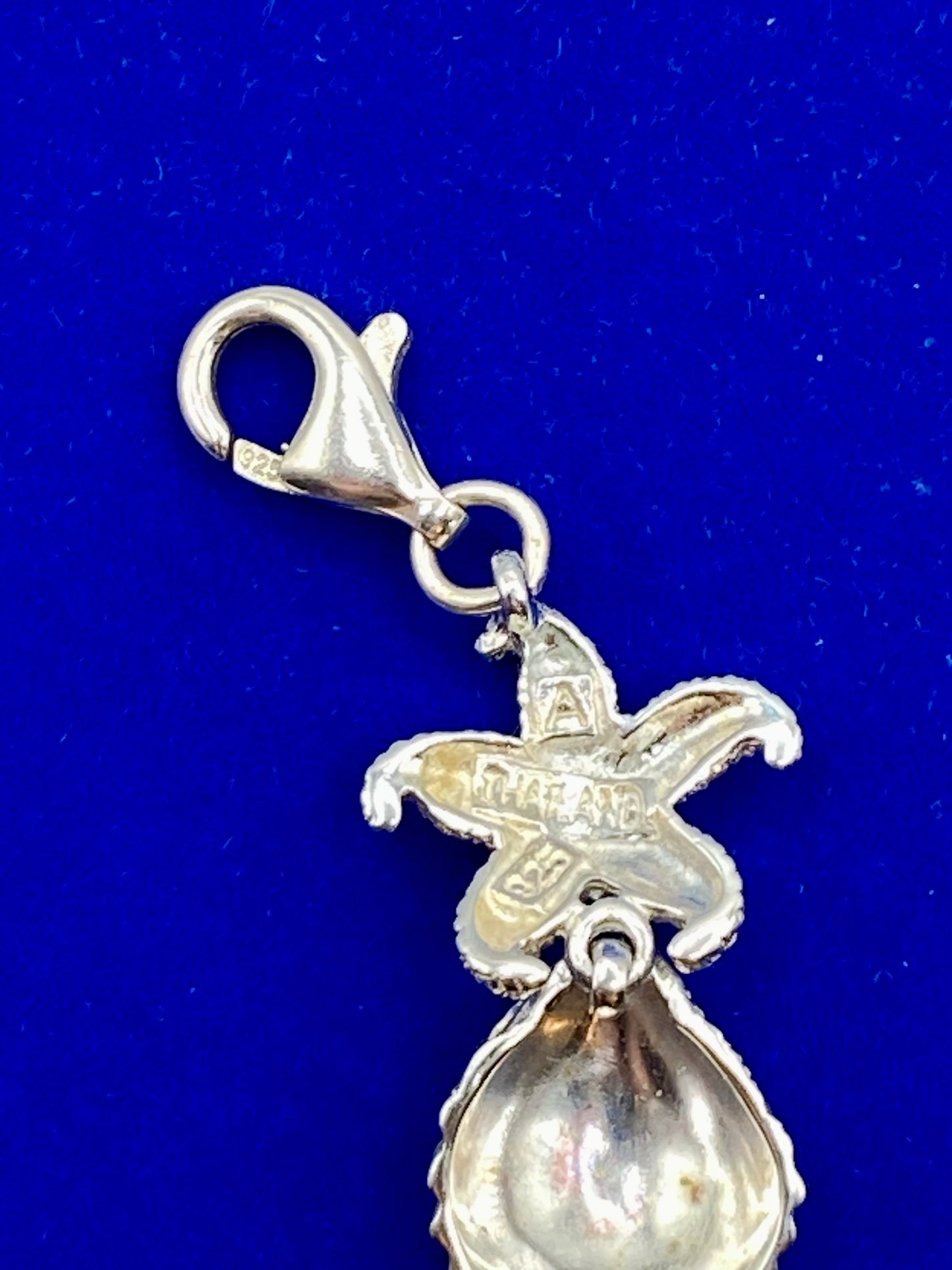 Sterling Silver Sea Shell Star Fish Ocean Panel Link Bracelet