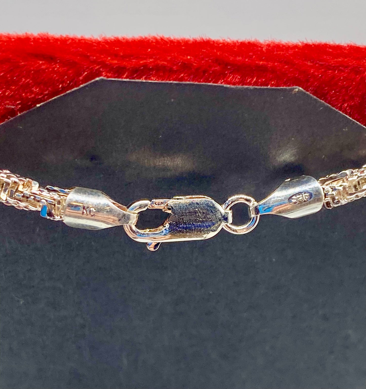 Sterling Silver Twisted Rope Chain Necklace