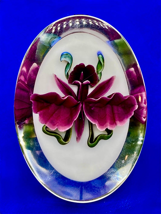 Vintage Floral Lucite Brooch