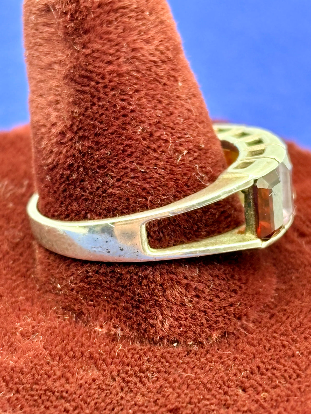 Sterling Silver Multi Gemstone Ring