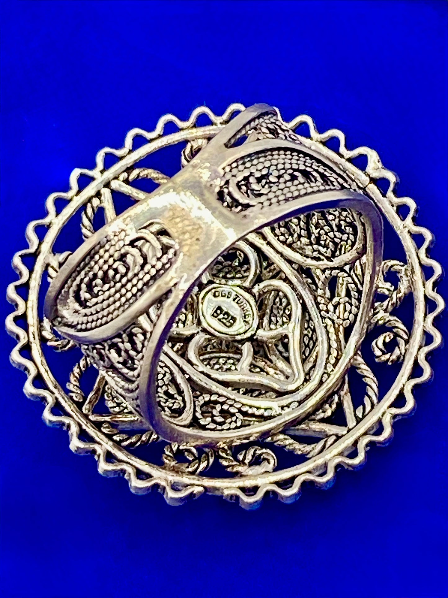Sterling Silver DGS Turkey Filigree Ring