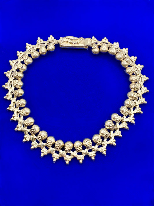 Sterling Silver India Ball Bead Bracelet