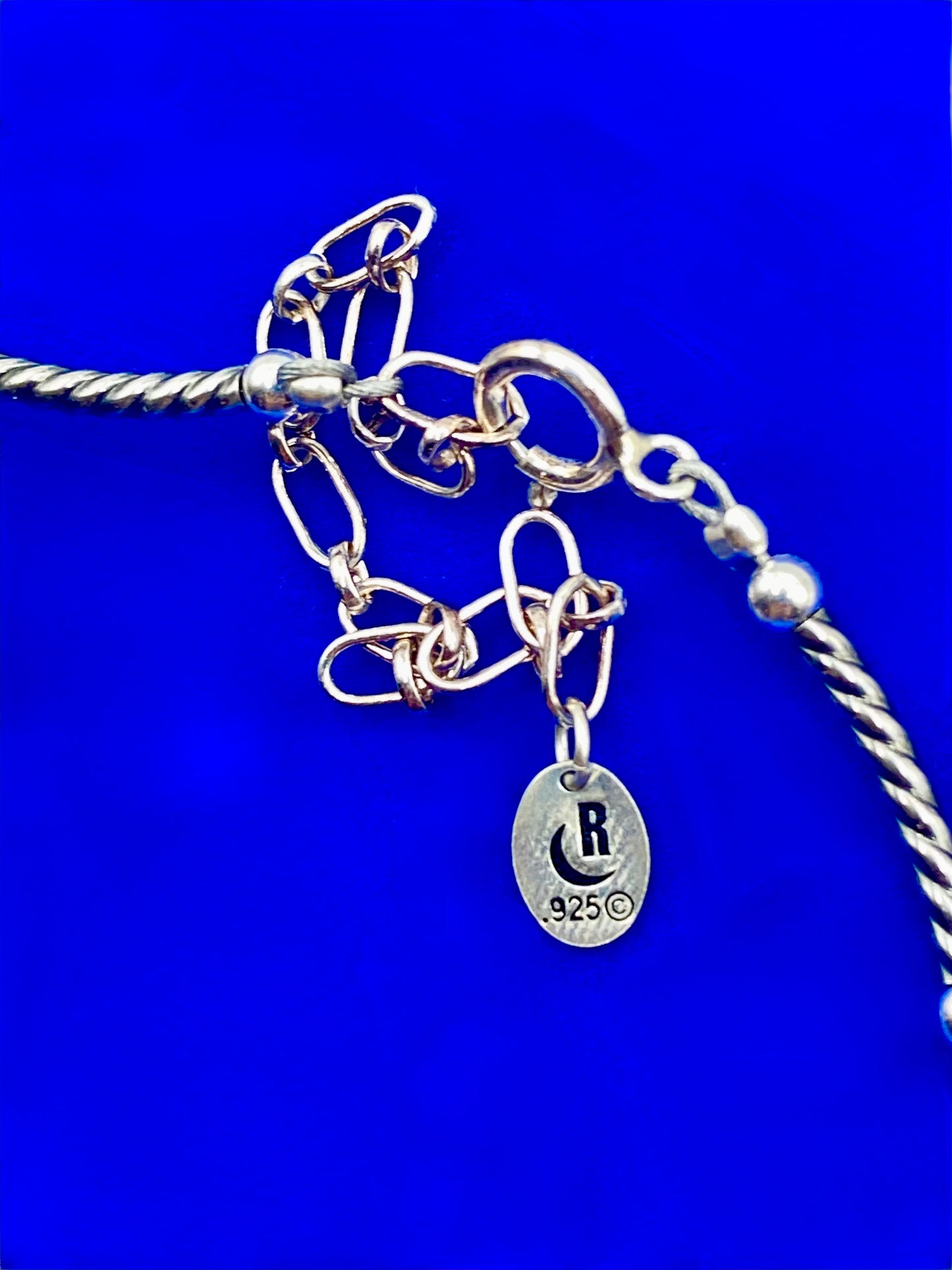 Sterling Silver Multi Gemstone Beaded Carolyn Pollack Relios Necklace