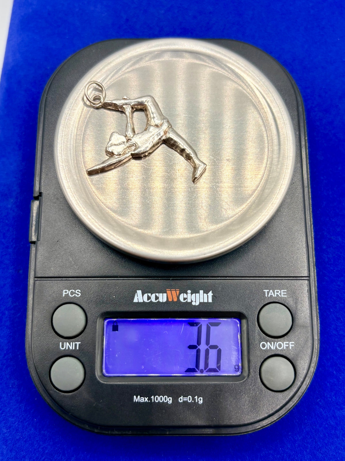 Sterling Silver Gymnastics Charm