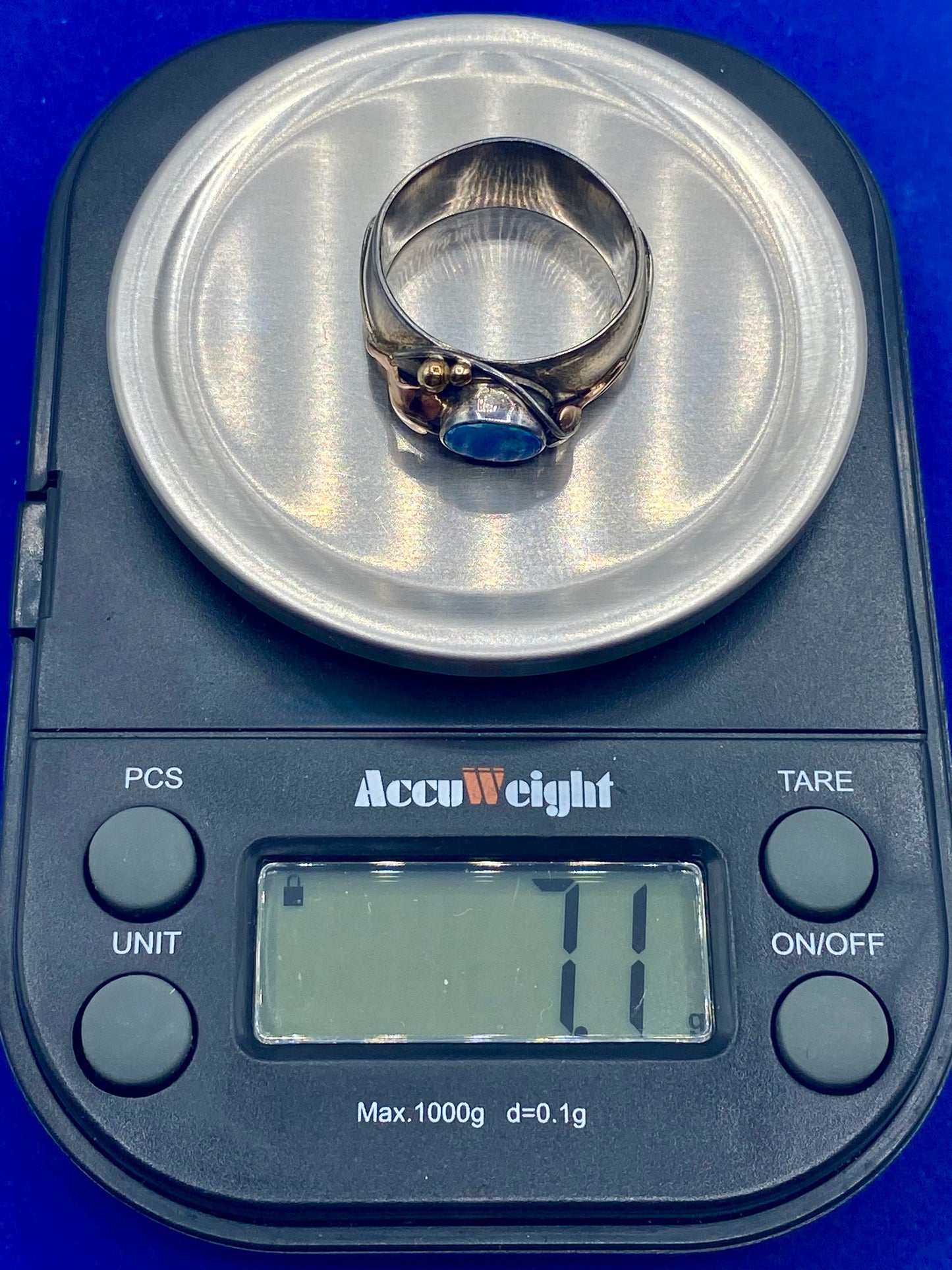 Sterling Silver Opal Artisan Ring