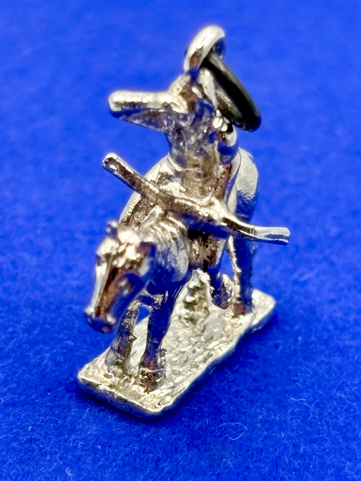 Sterling Silver Rifleman Riding Horse Charm