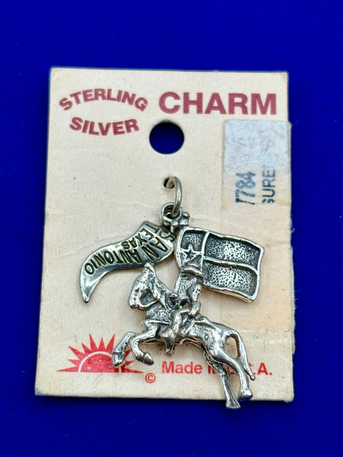 Sterling Silver Figural Texas Charm NWT