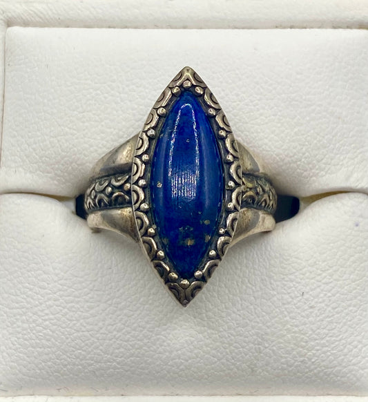 Carolyn Pollack Relios Sterling Silver & Lapis Ring