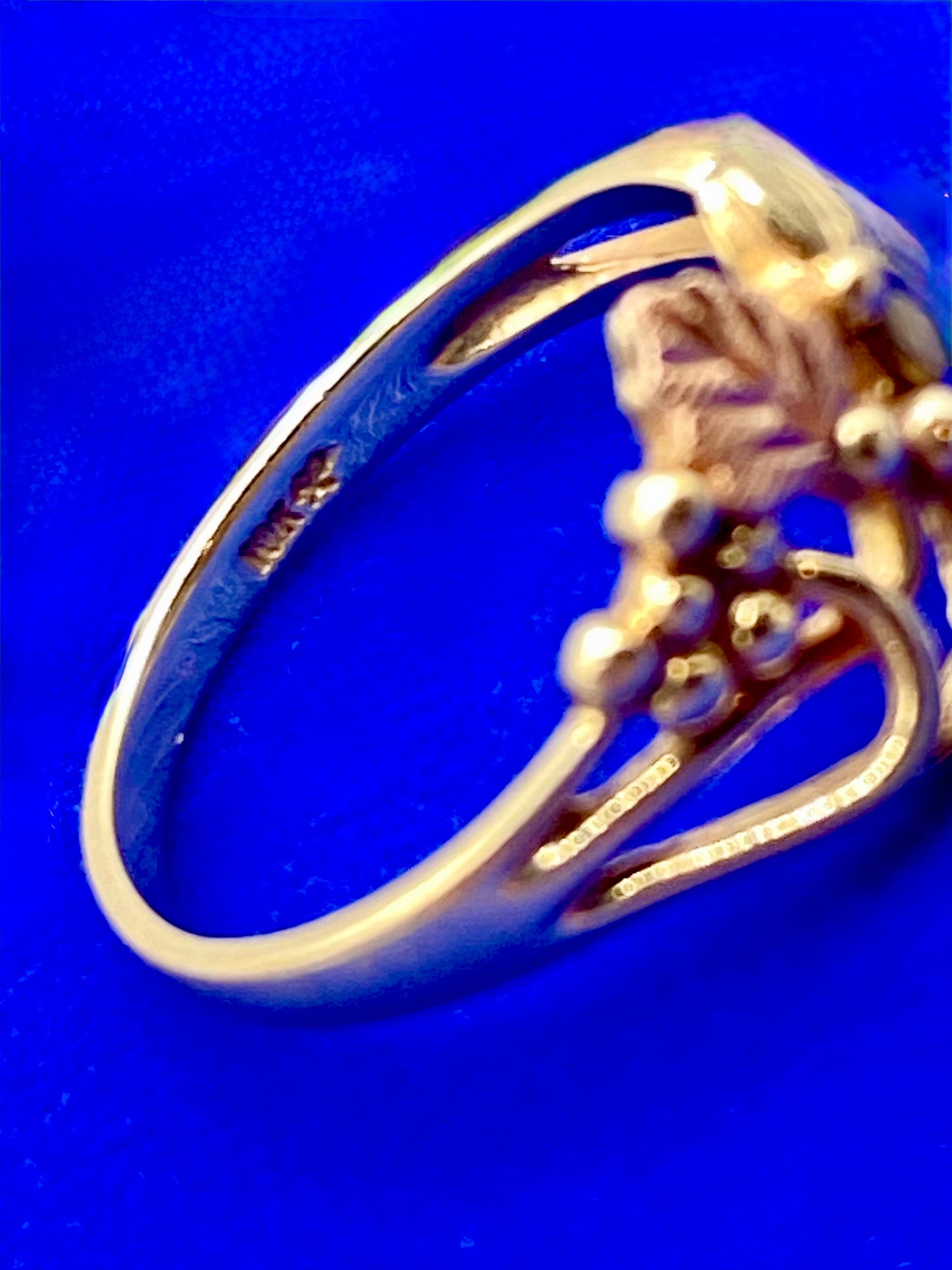 10K Solid Black Hills Gold Ring