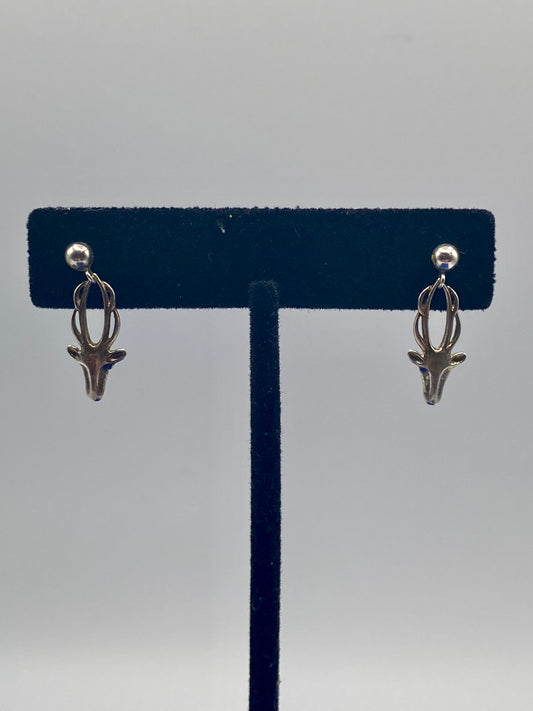 Sterling Silver VA Deer Earrings