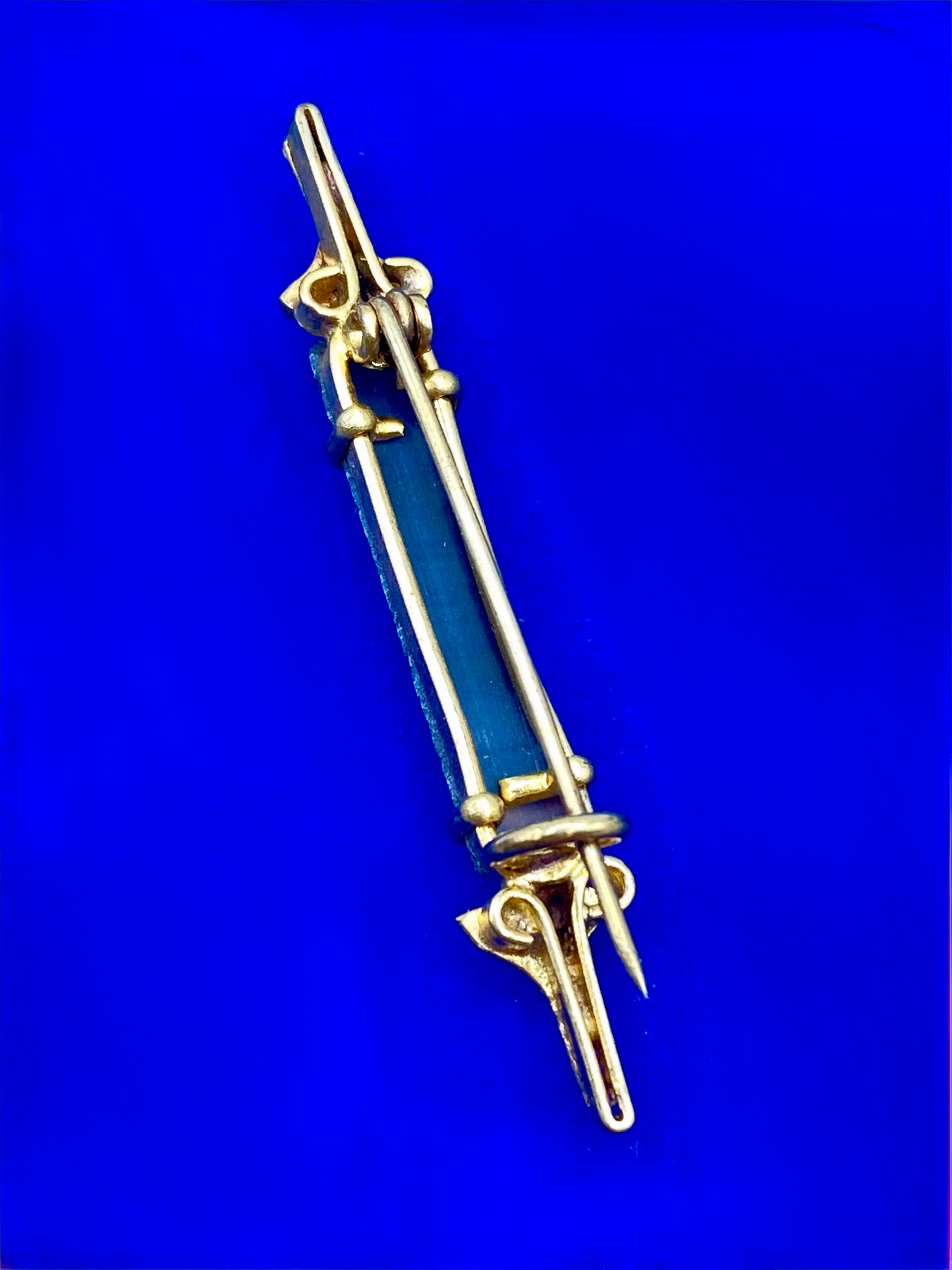 Vintage Victorian Stone Brooch