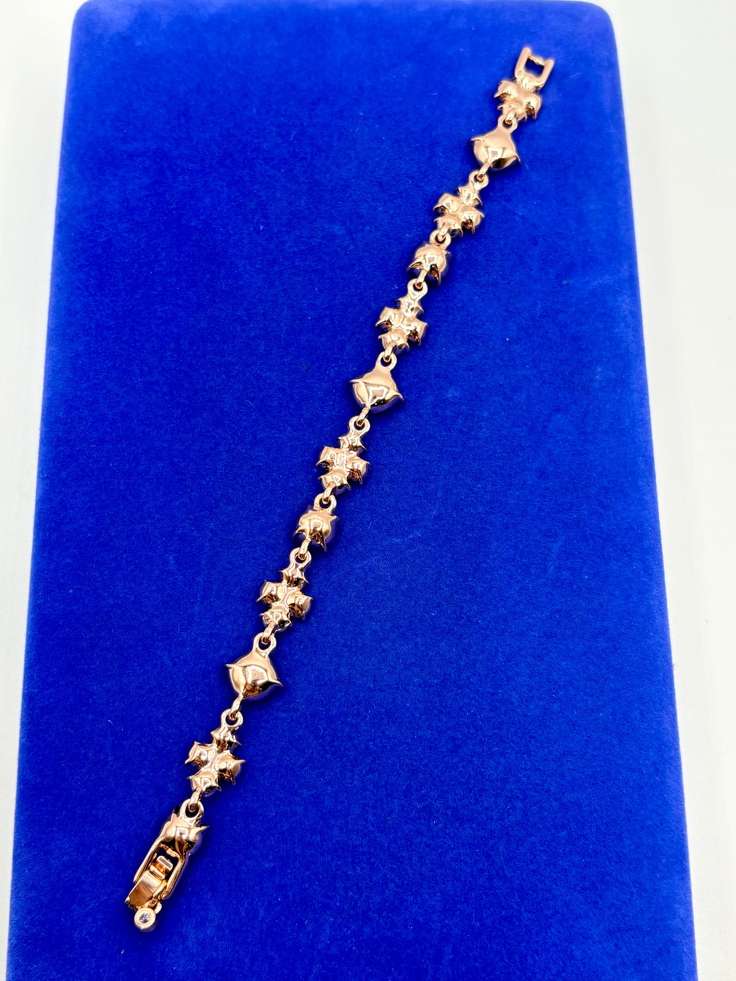 Givenchy Rose Gold Tone Crystal Bracelet