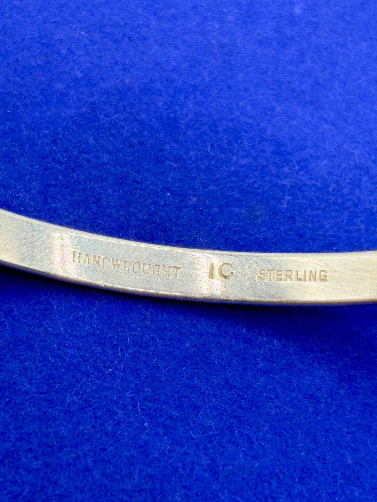 Sterling Silver Irene Chiquito Navajo Bangle Bracelet