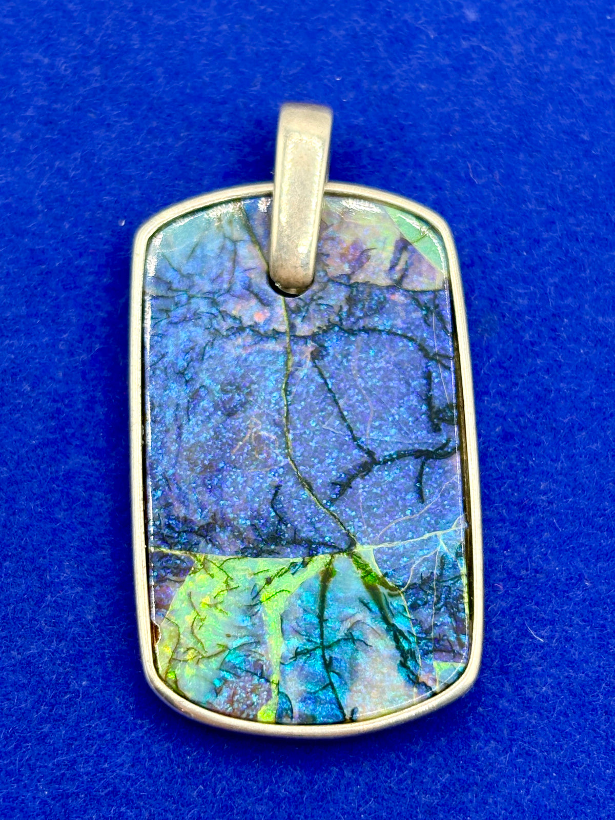 Sterling Silver Opal Pendant