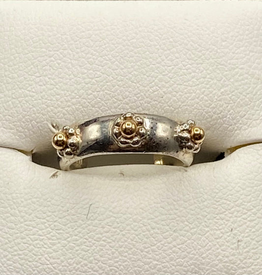 Joseph Esposito ESPO Toe or Pinky Sterling Silver 14K Ring