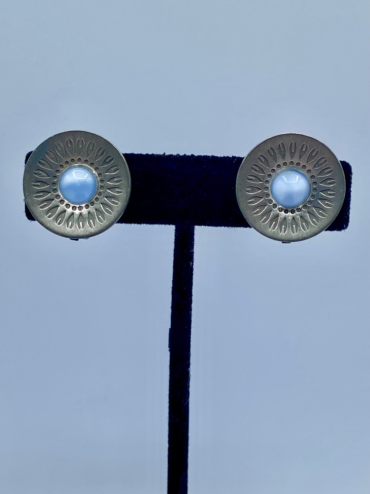 Jorgen Jensen Pewter Denmark MCM Danish Design Clip Ons
