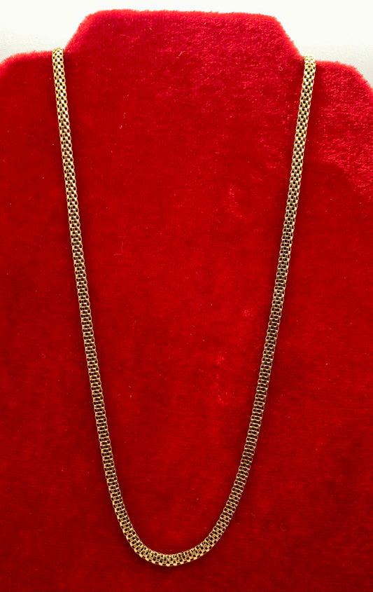 Vintage Danecraft Sterling Silver Vermeil Italian Chain