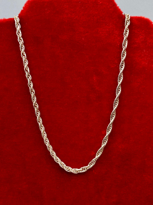 Sterling Silver Rope Chain