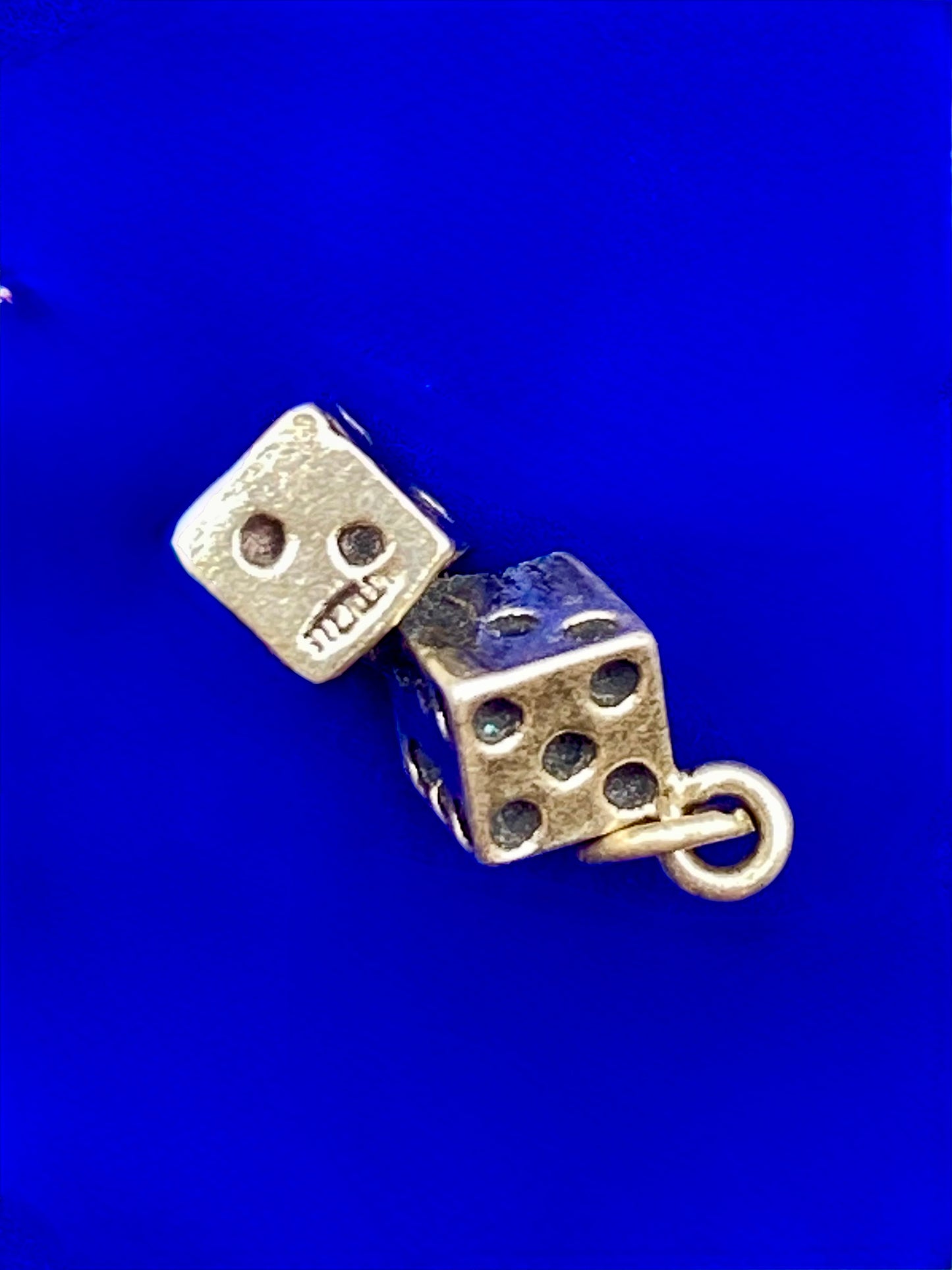Sterling Silver Dice Charm