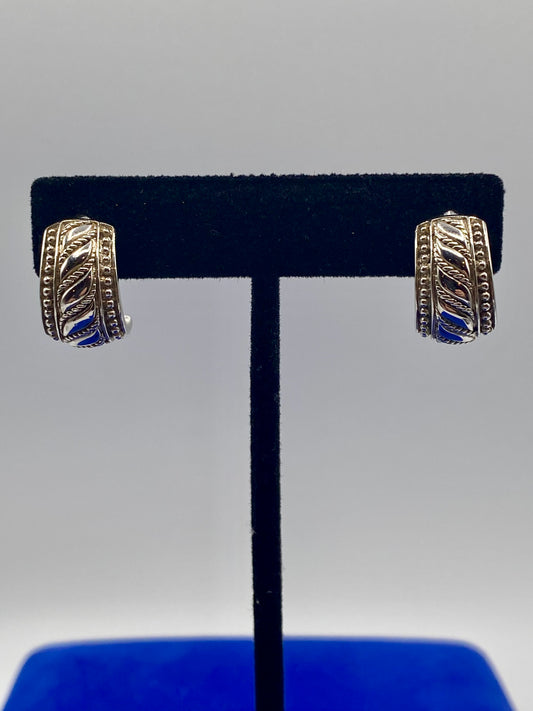 Judith Ripka Sterling Silver Ball Bead Earrings