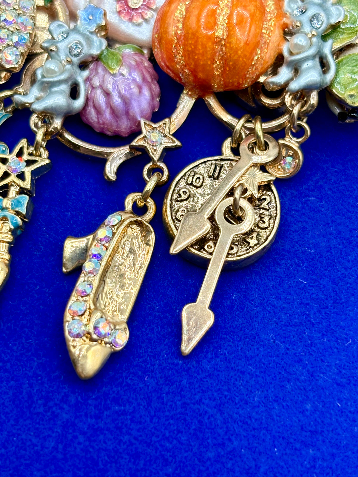 Kirks Folly Gold Tone Cinderella Coach “Late For The Ball” Brooch