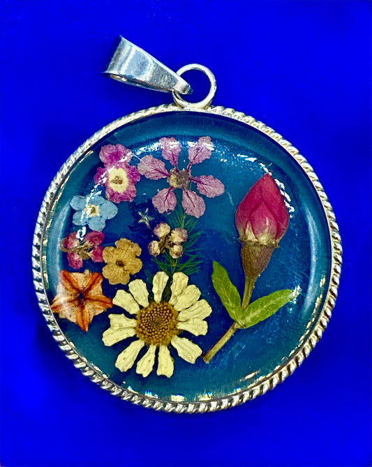 Pressed Flower Terrarium Pendant