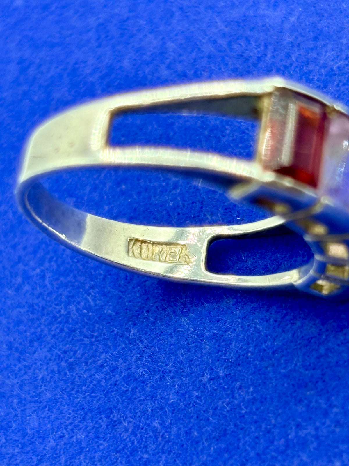 Sterling Silver Multi Gemstone Ring