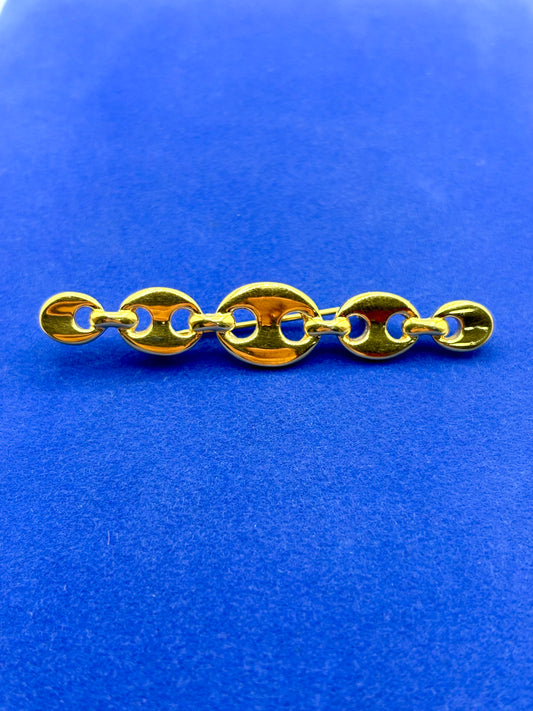 Vintage Gold Tone Monet Brooch