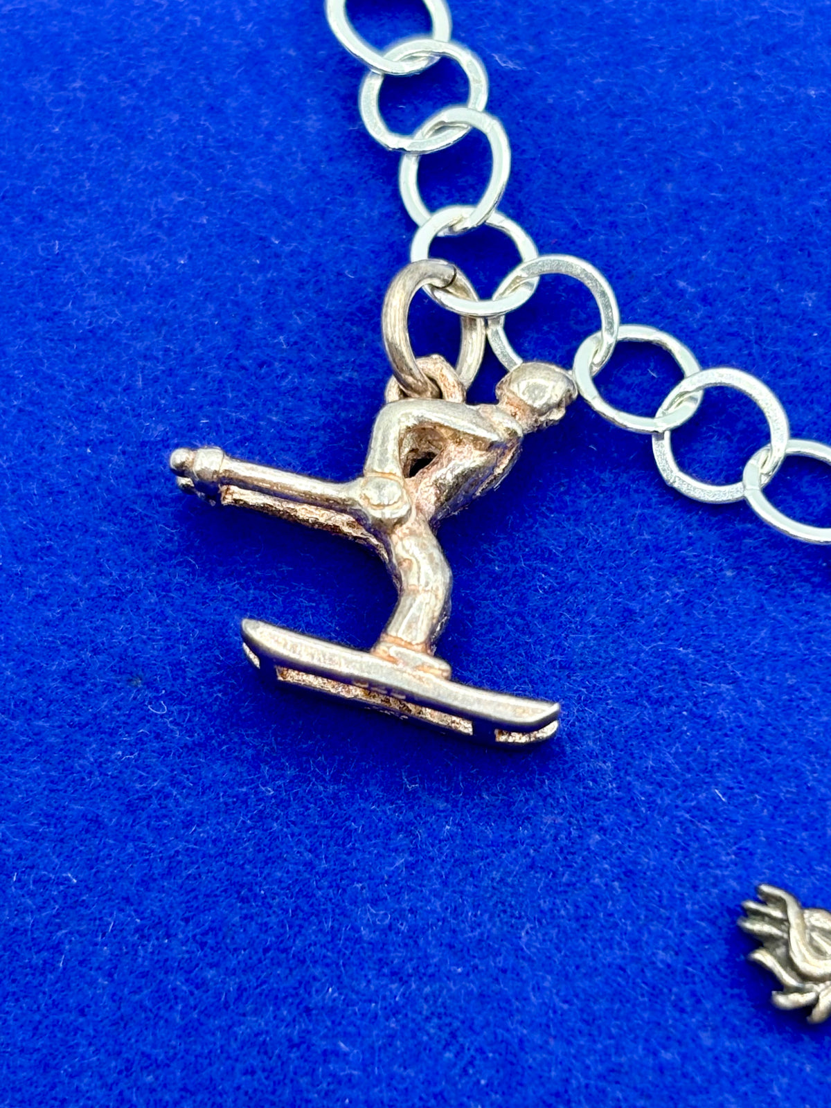 Vintage Sterling Silver Charm Bracelet