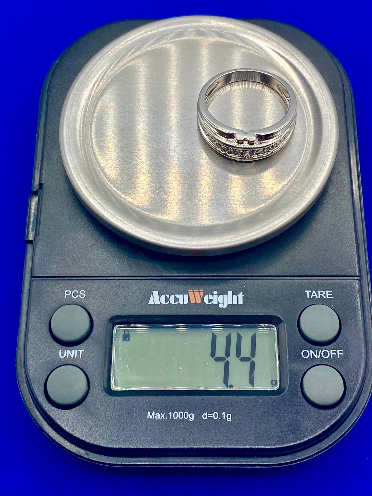 Sterling Silver Diamond Accent Ring