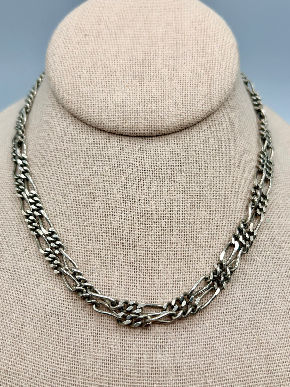 Sterling Silver Italian Figaro Chain