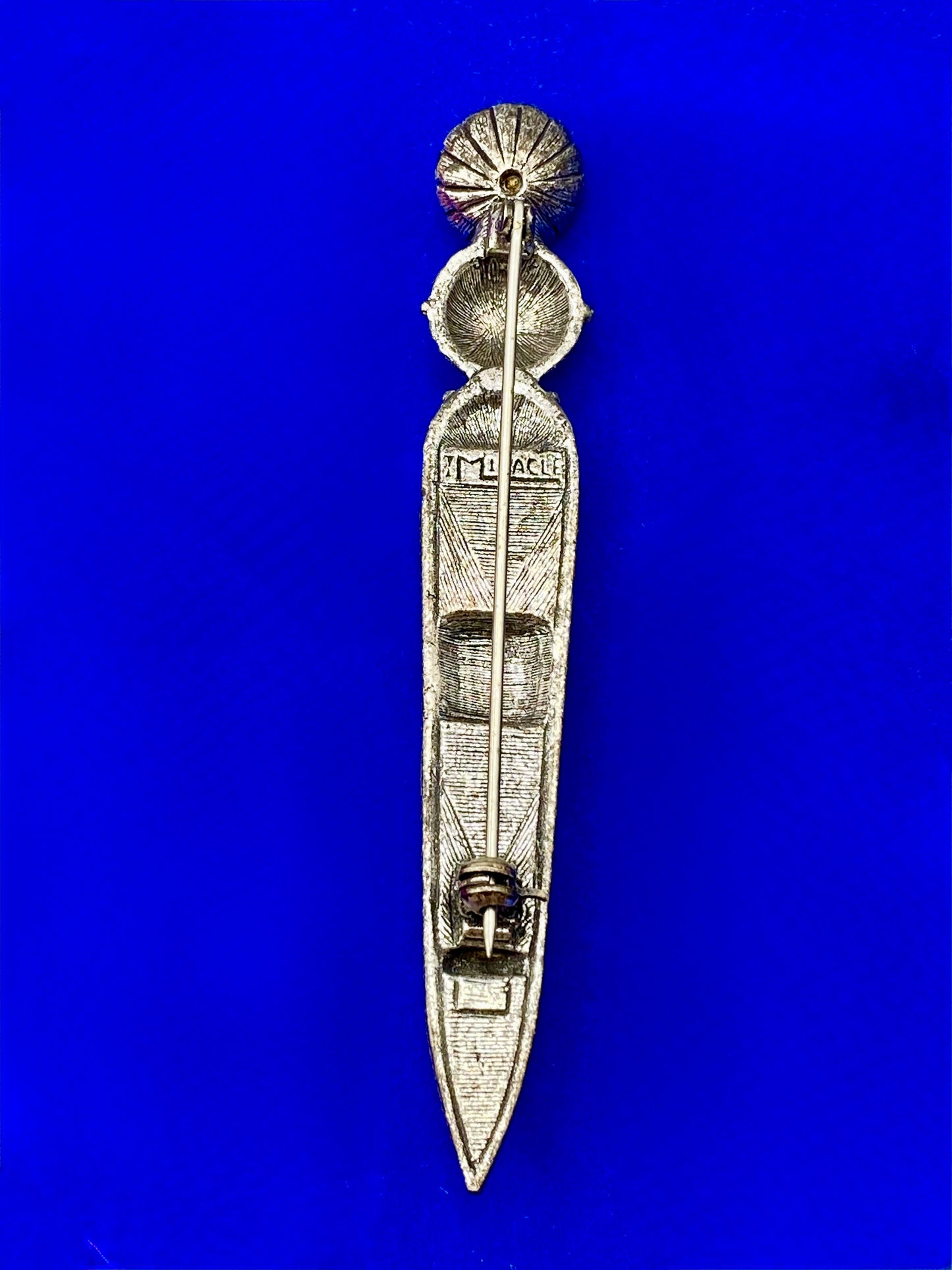 Vintage Miracle Scottish Sword Kilt Brooch