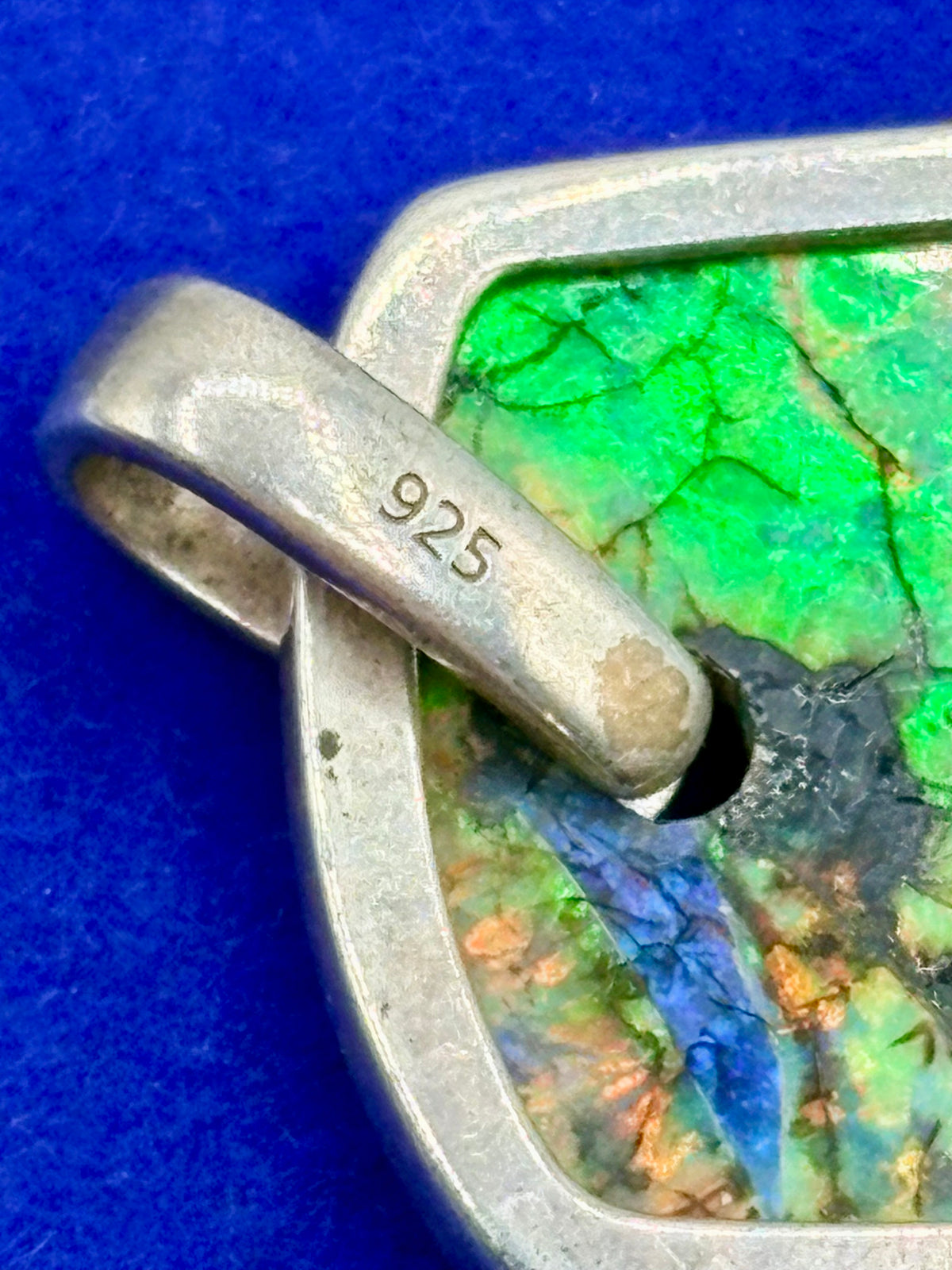 Sterling Silver Opal Pendant