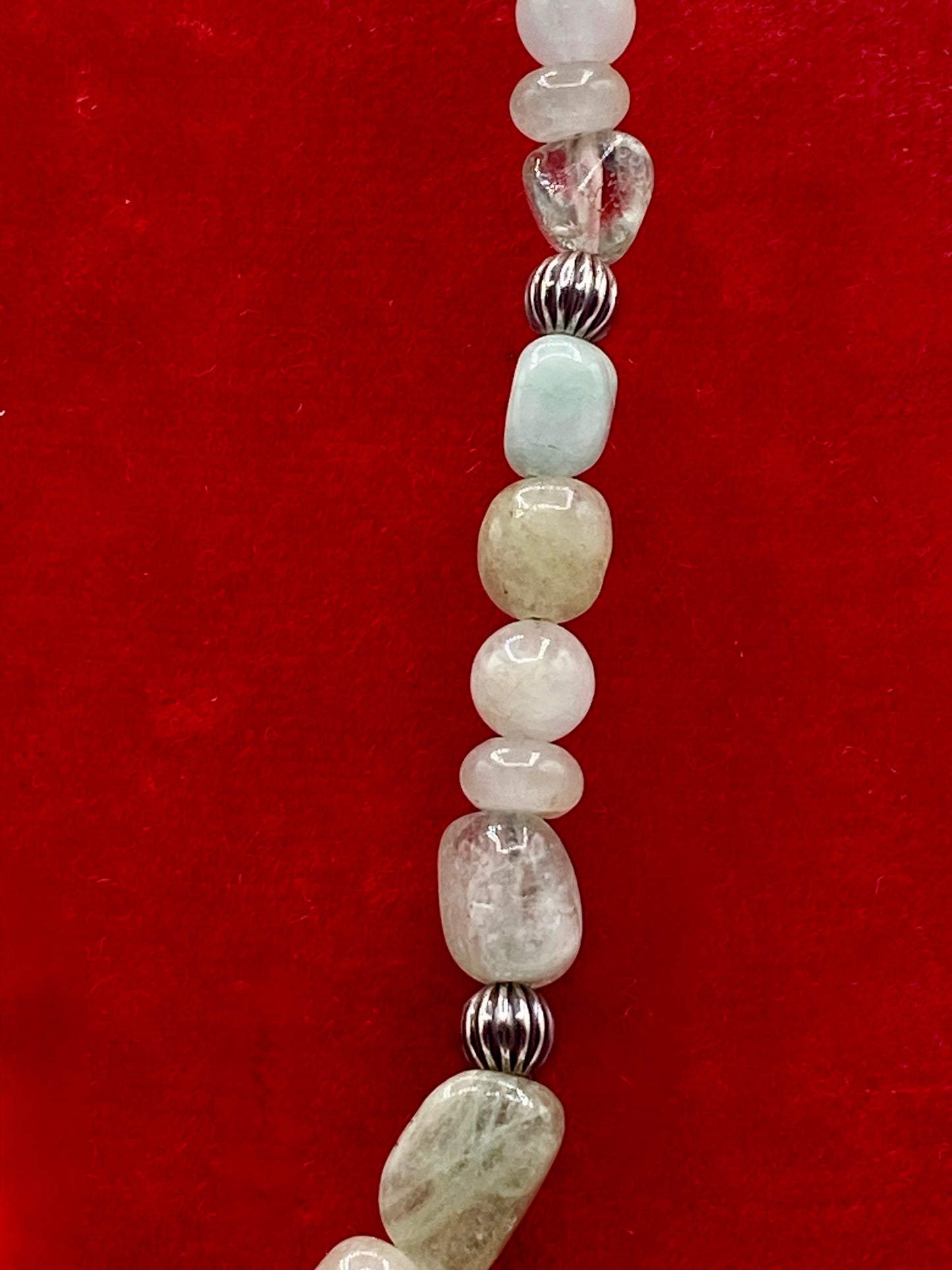 Sterling Silver Aquamarine Carolyn Pollack Necklace