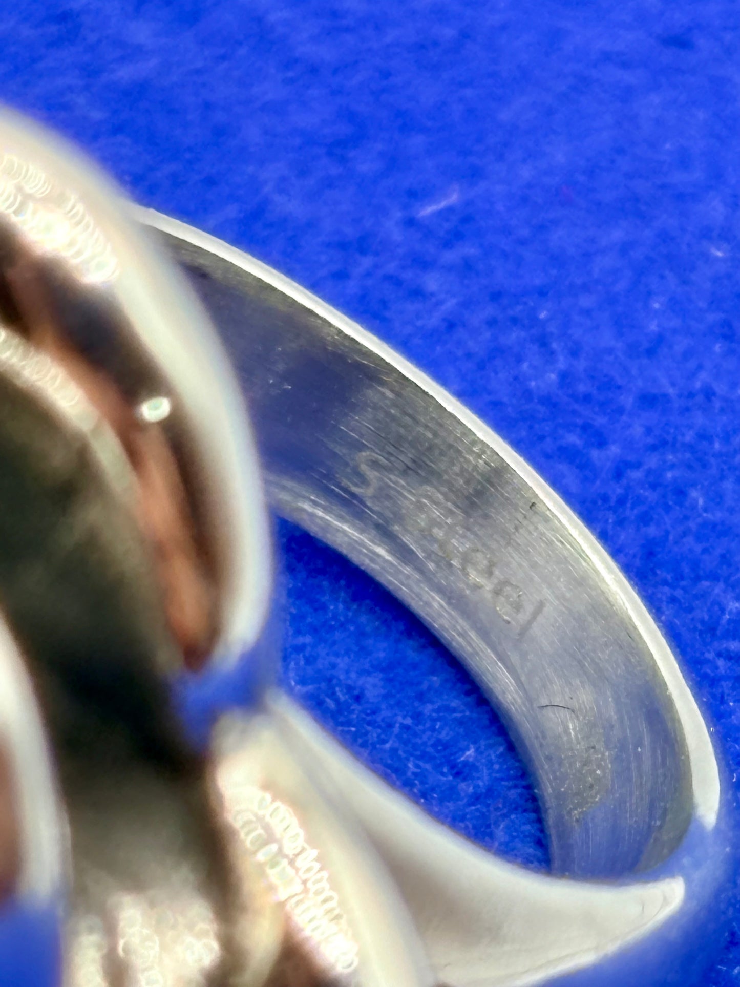 Stainless Steel Heavy Rose Ring