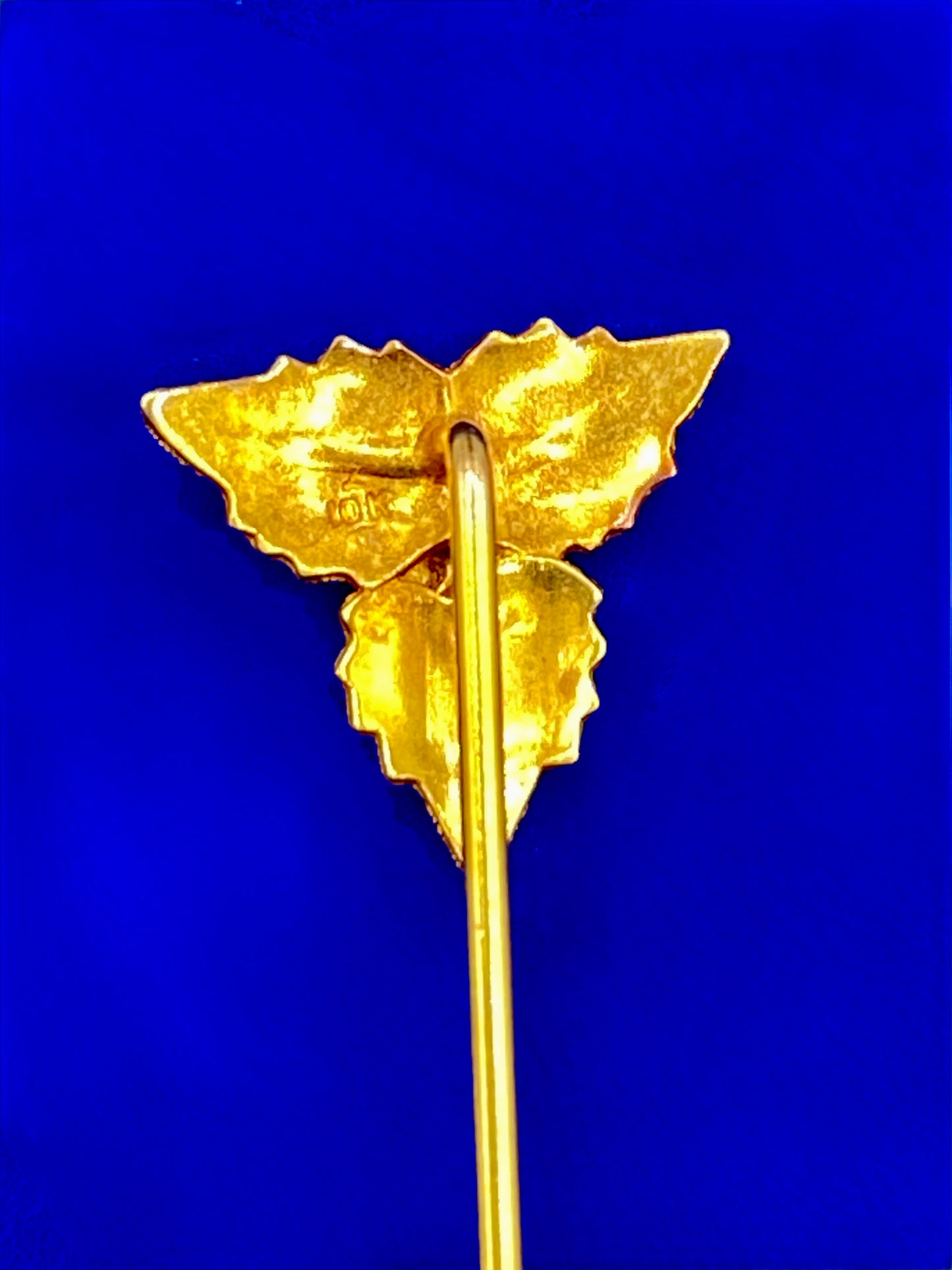 10K Black Hills Gold Leaf Stick Pin