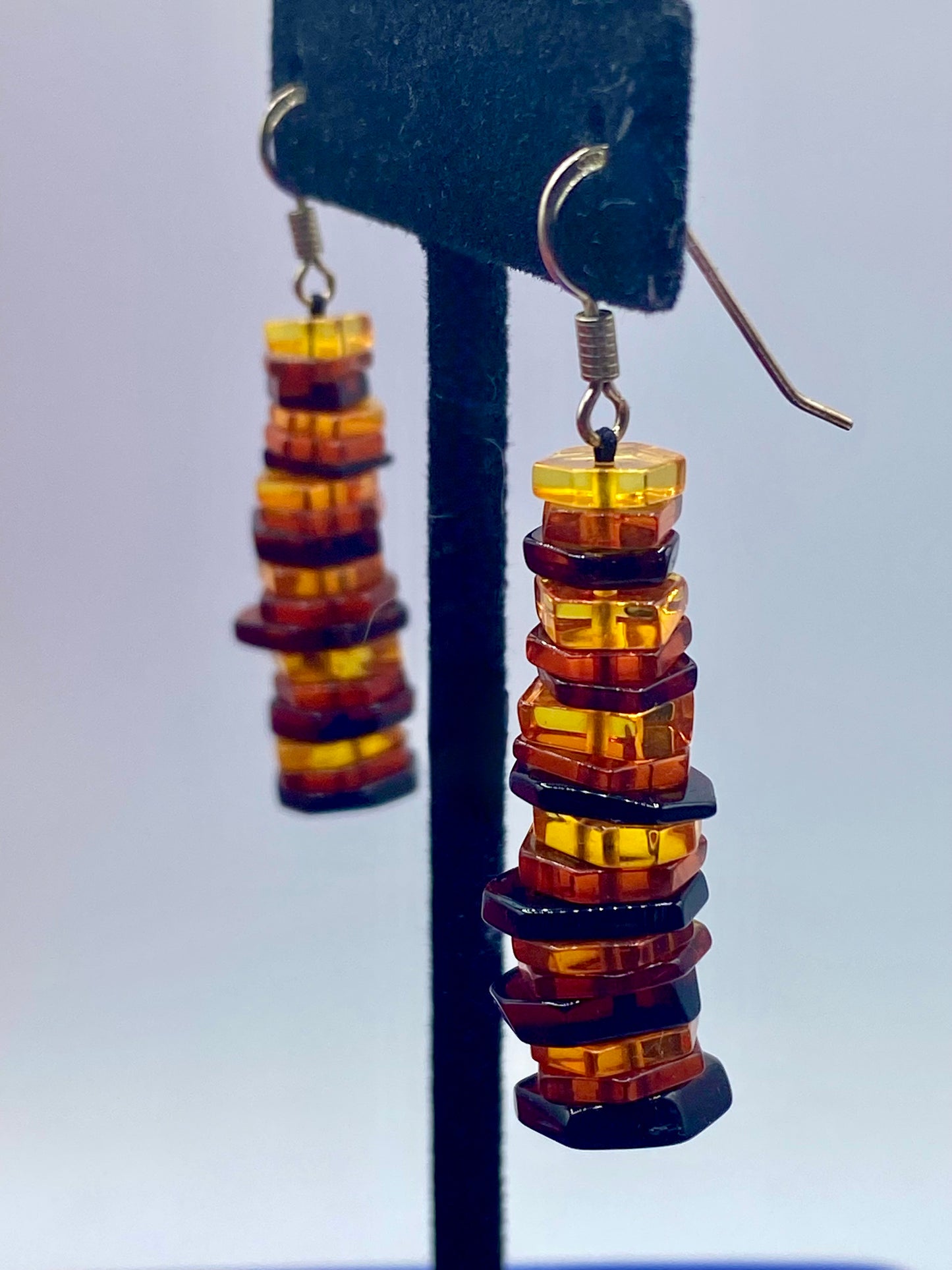 Baltic Amber Sterling Silver Earrings