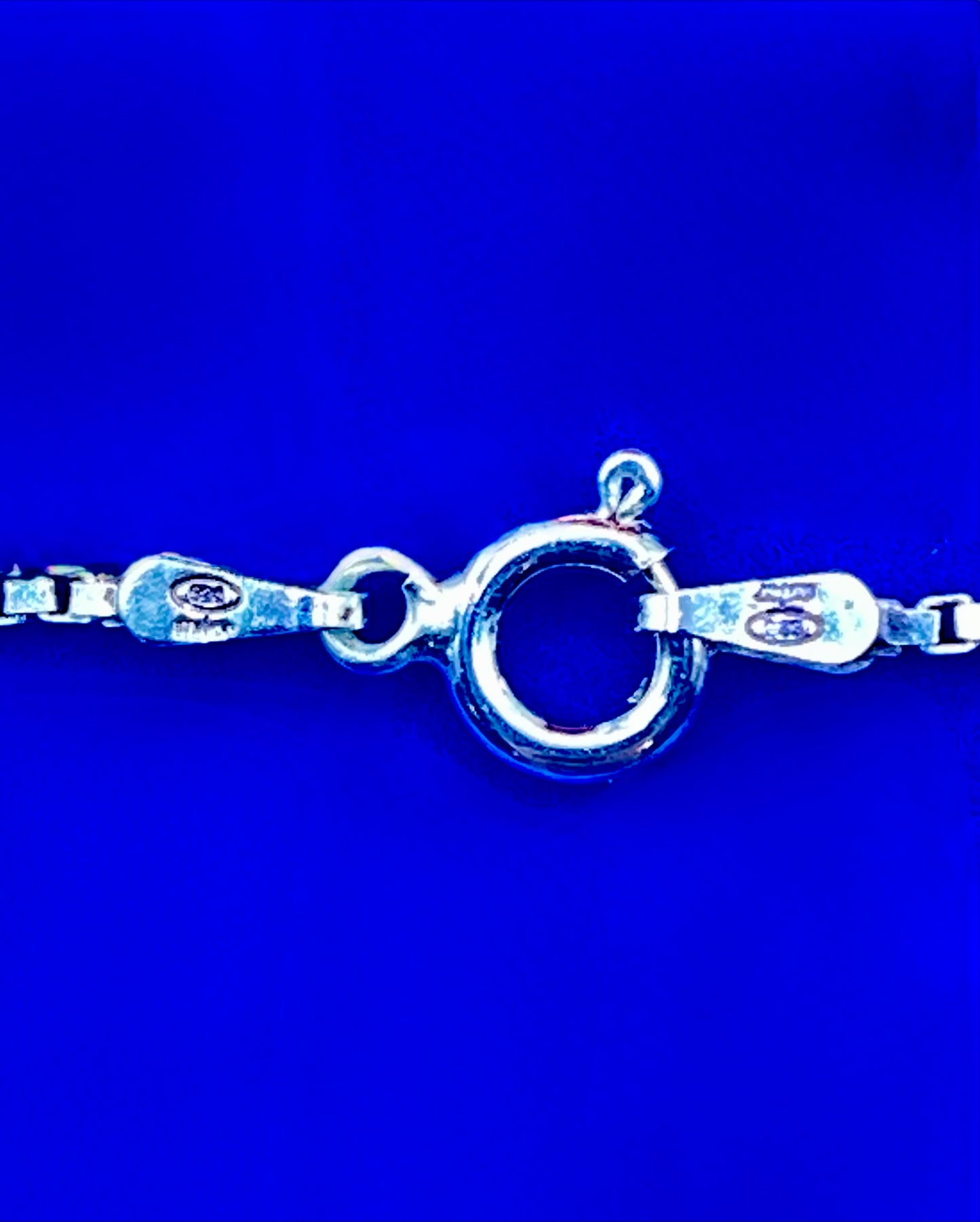 Sterling Silver Lapis Lazuli Cross Necklace