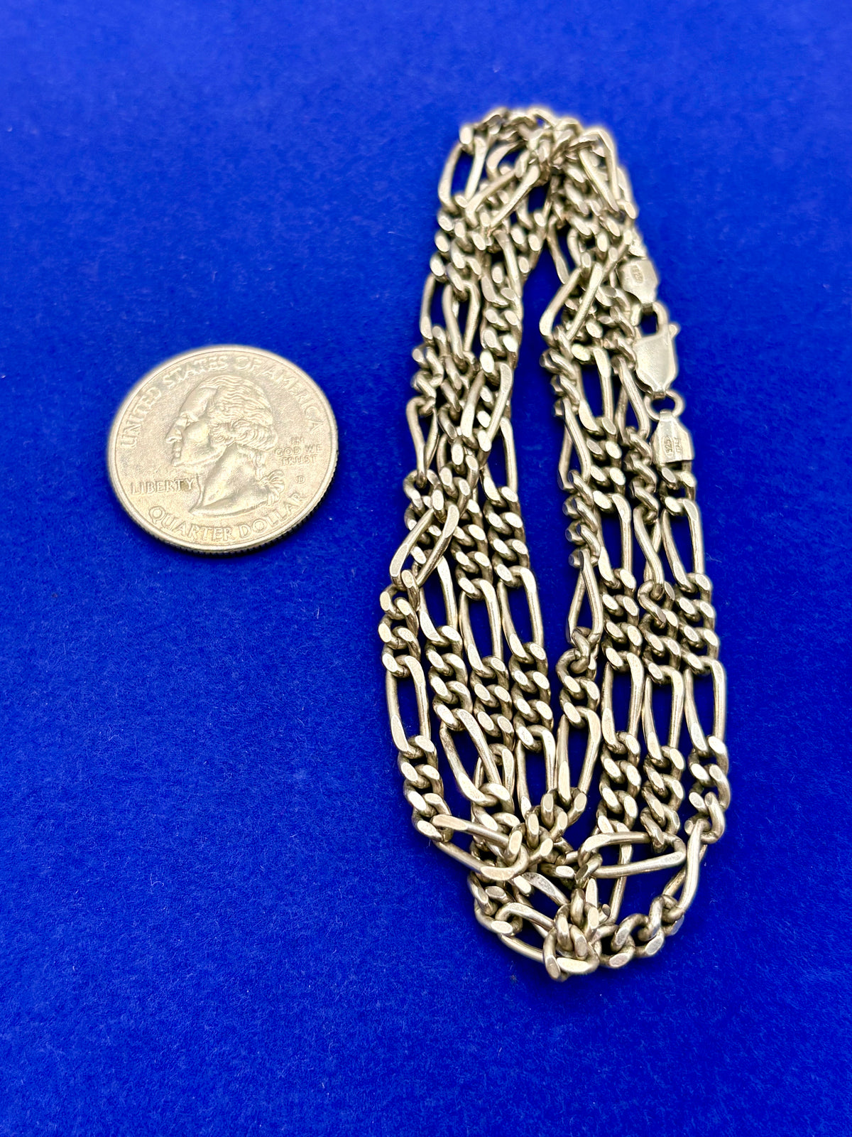 Sterling Silver Italian Figaro Chain